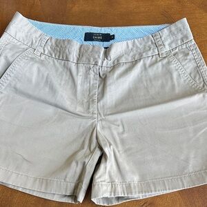 J. Crew Women's Chino Shorts in Tan
